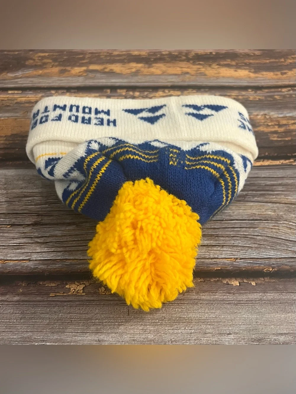 Vintage BUSCH BEER HEAD FOR THE MOUNTAINS Unisex Beanie Cap